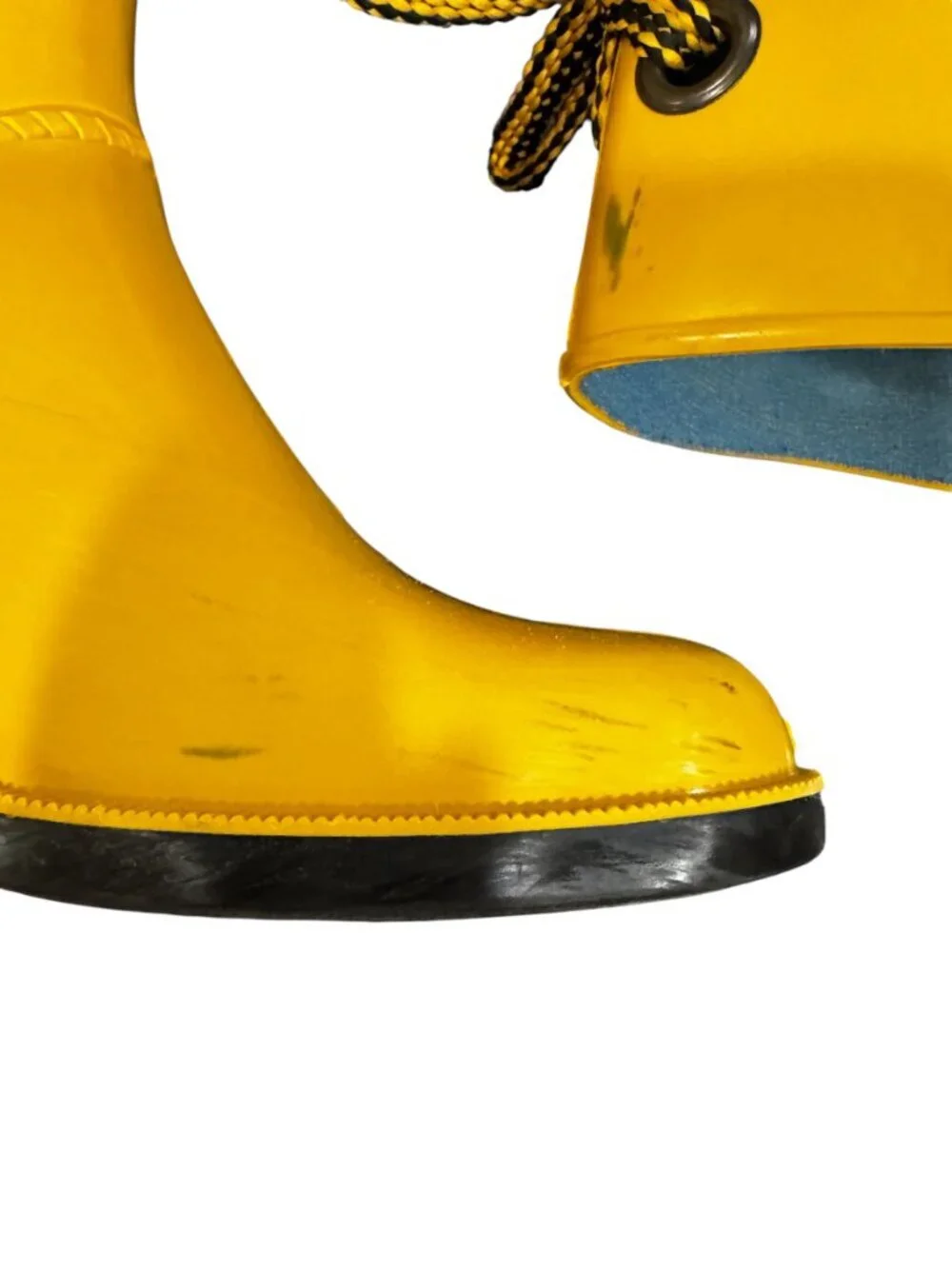 Marc Jacobs Yellow Wellington Rain Boots Made in Italy Size 38 / US 7